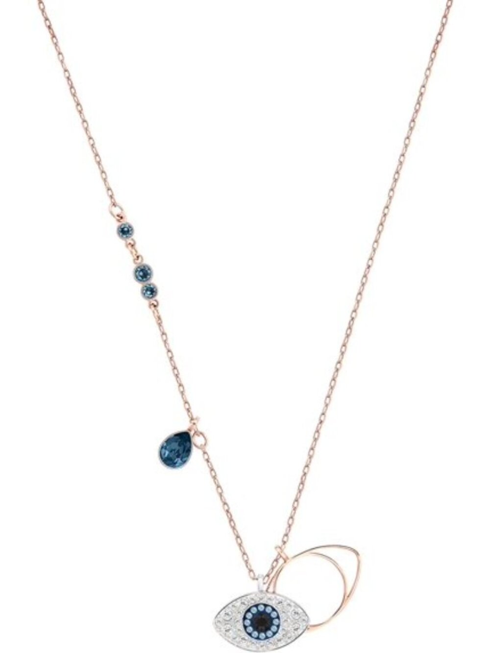 Swarovski Evil Eye Pendant Unworn Rose Gold
